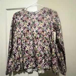 Mayoral floral purple dress